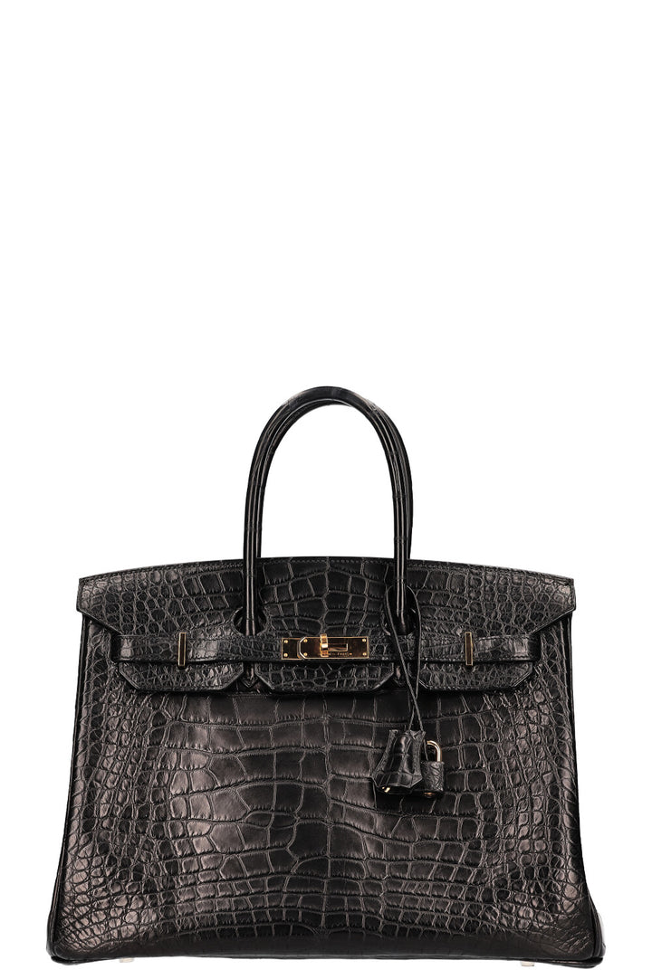 HERMES Birkin 35 Alligator Mississippiensis