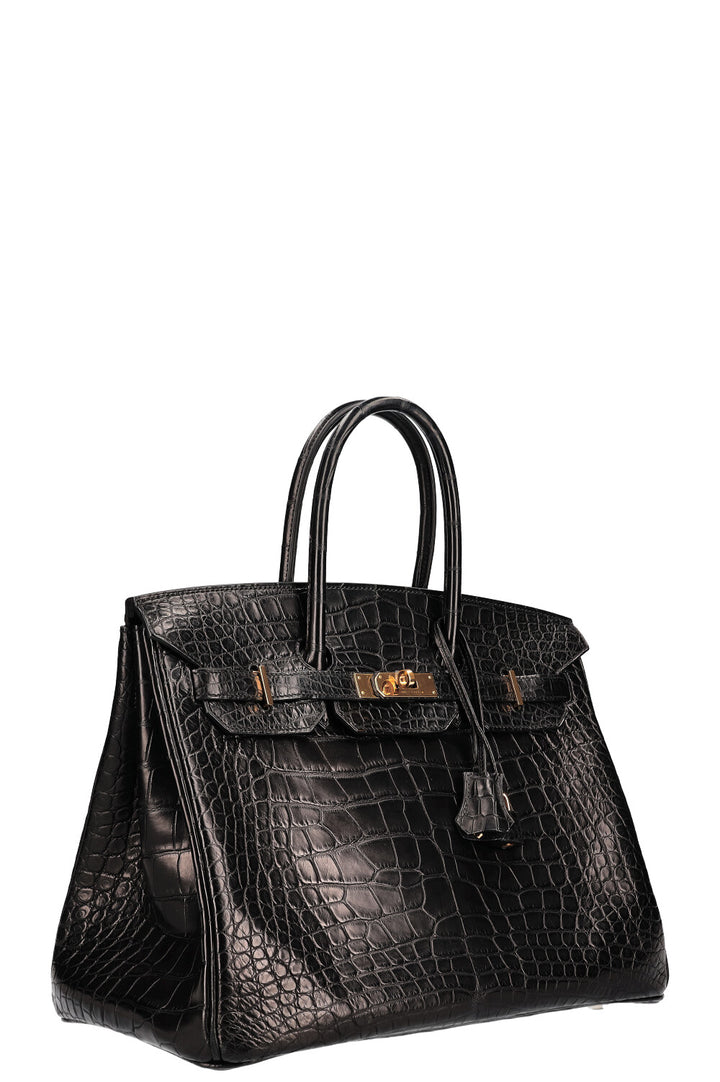 HERMES Birkin 35 Alligator Mississippiensis