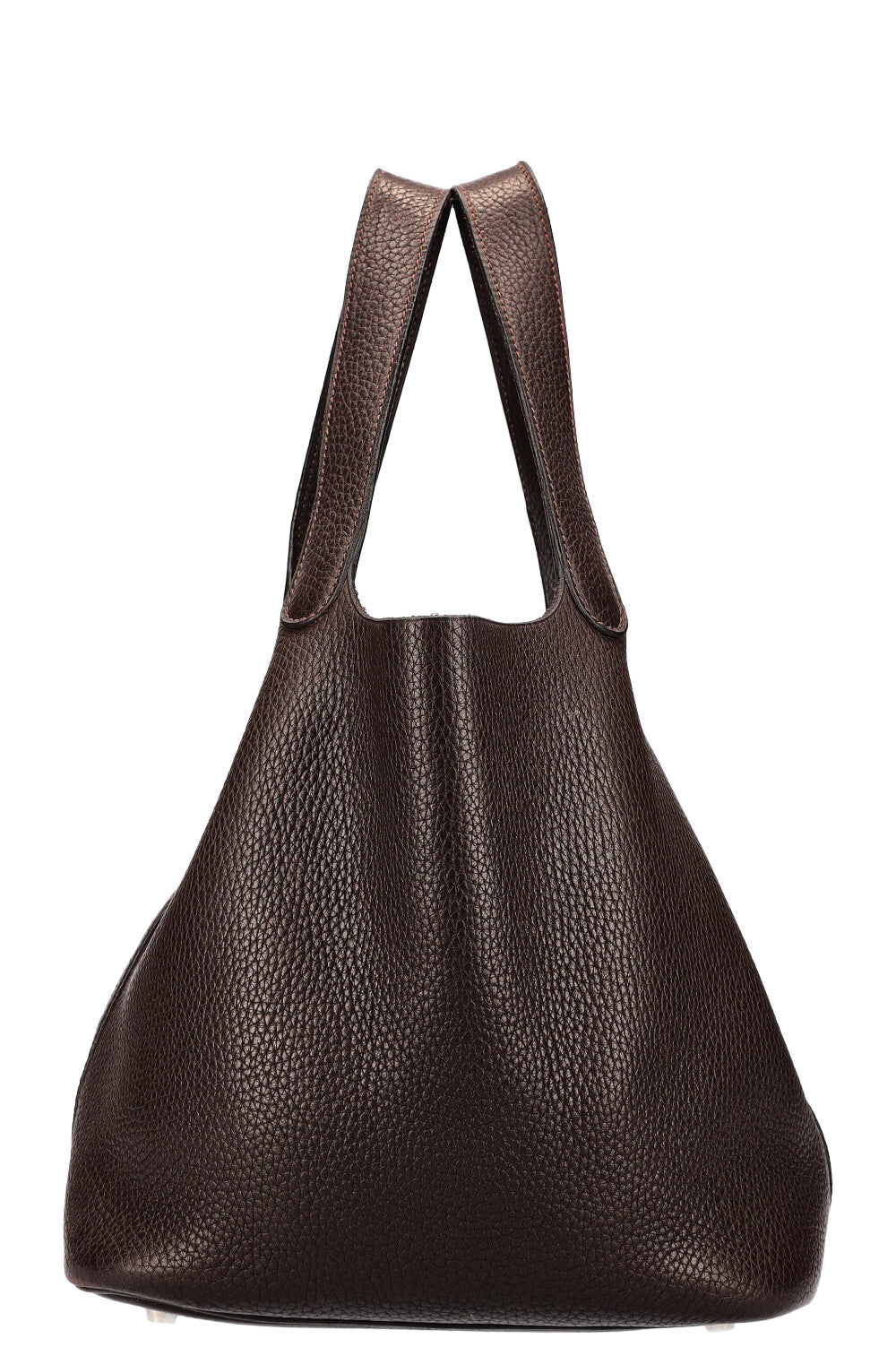 HERMÈS Picotin 22 Taurillon Clemence Chocolate