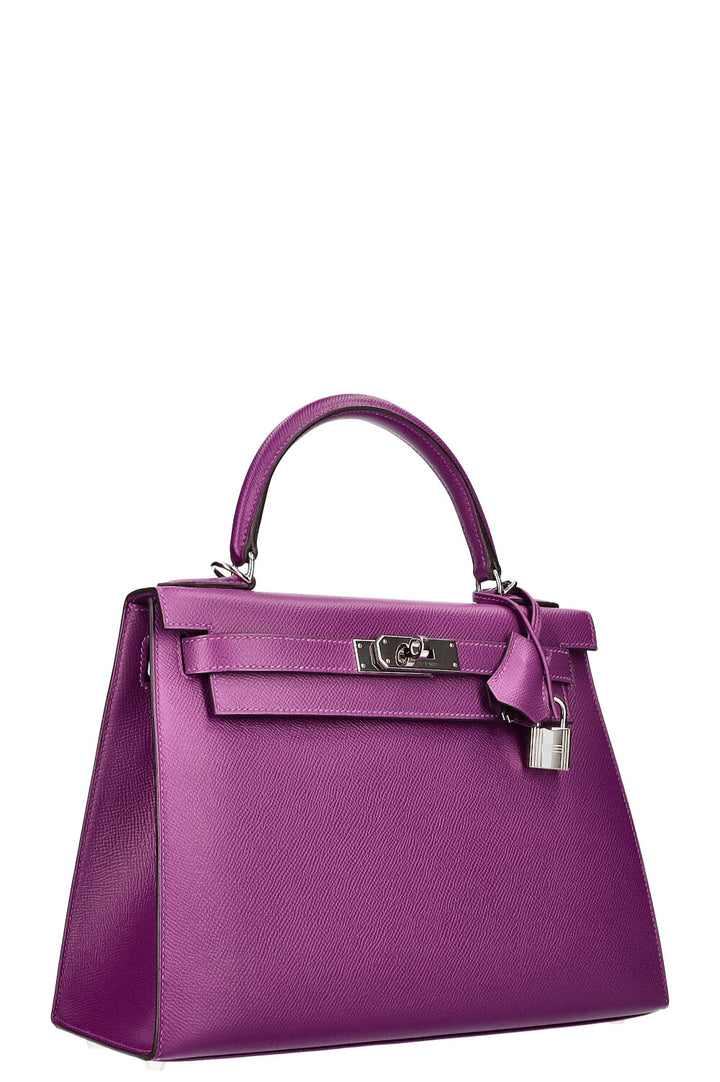 HERMÈS Kelly 28 Epsom Anémone