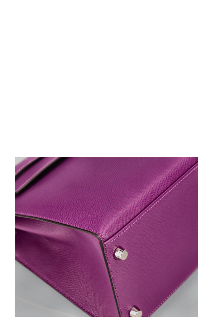 HERMÈS Kelly 28 Epsom Anémone