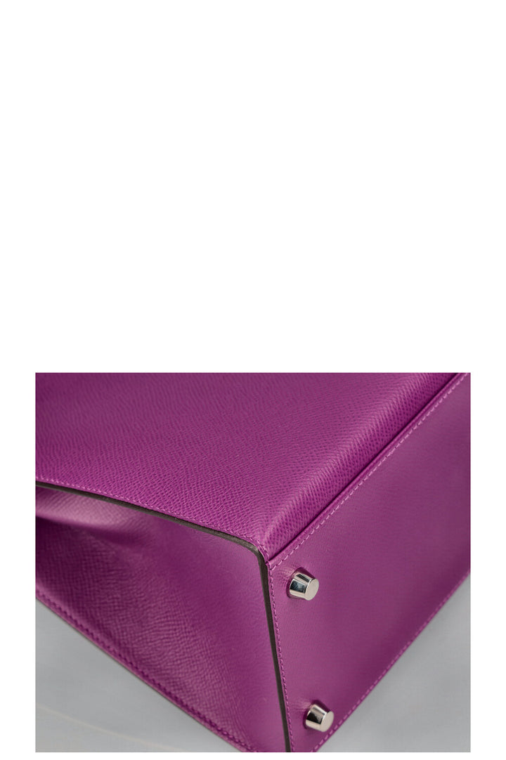 HERMÈS Kelly 28 Epsom Anémone