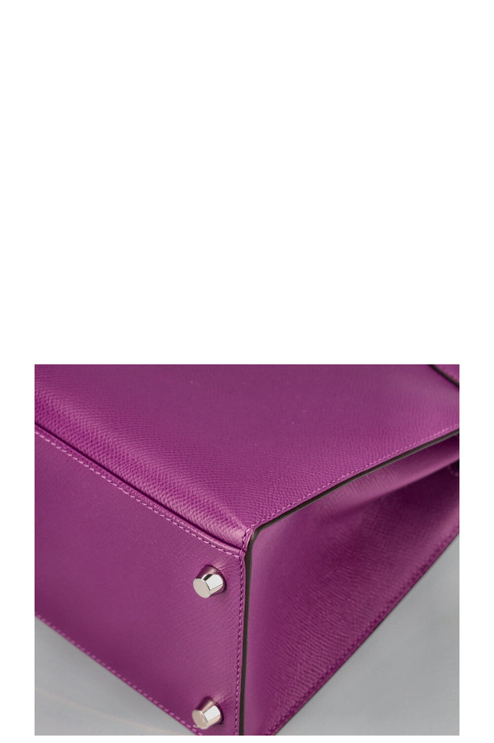 HERMÈS Kelly 28 Epsom Anémone
