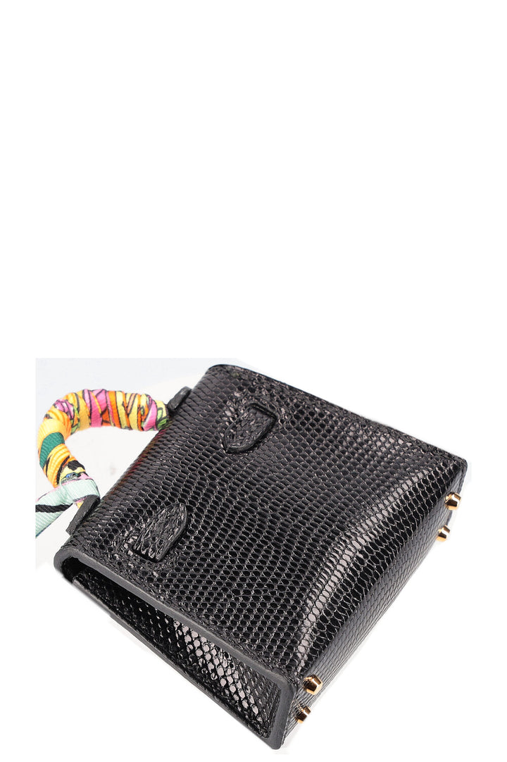 HERMÈS Micro Kelly Charm Salvator Lizard