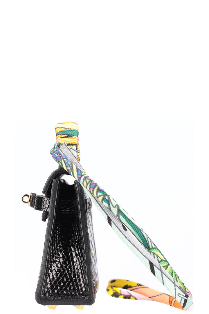HERMÈS Micro Kelly Charm Salvator Lizard