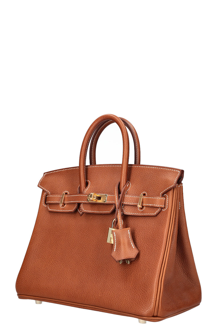 HERMÈS Birkin 25 Barenia Faubourg Fauve