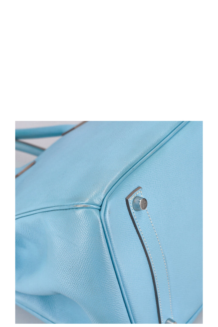 HERMÈS Birkin 35 Verso Epsom Bleu Jean