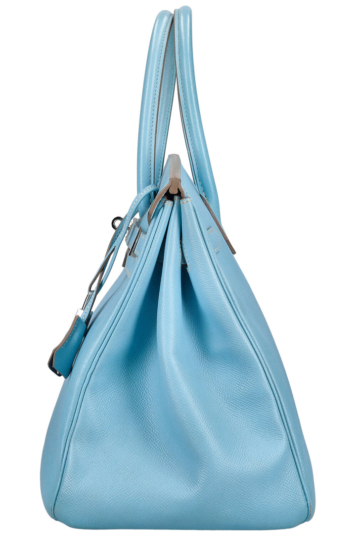 HERMÈS Birkin 35 Verso Epsom Bleu Jean