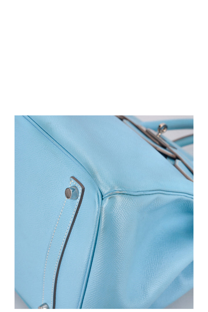 HERMÈS Birkin 35 Verso Epsom Bleu Jean
