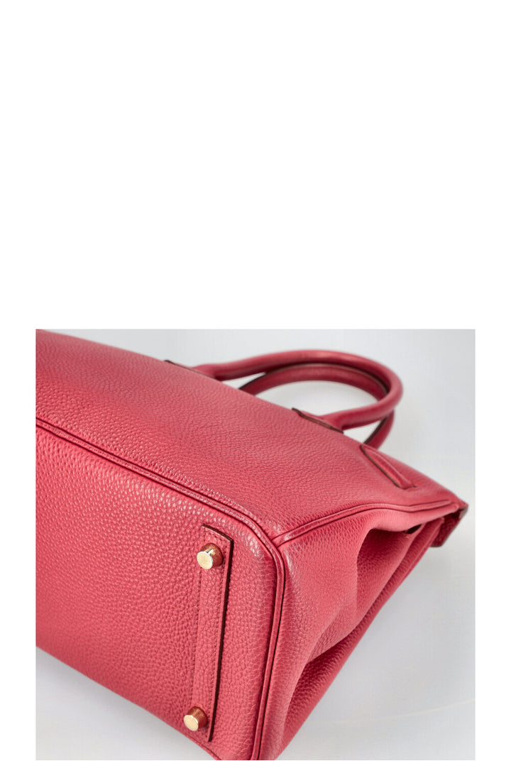 HERMÈS Birkin 30 Togo Rubis