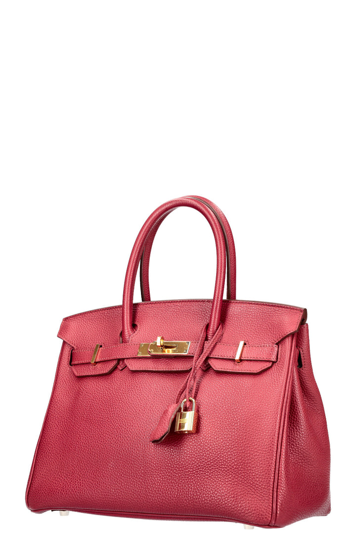 HERMÈS Birkin 30 Togo Rubis
