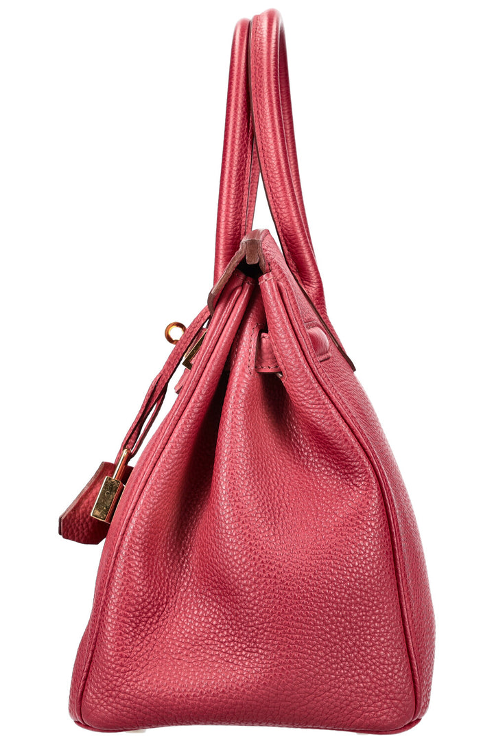 HERMÈS Birkin 30 Togo Rubis