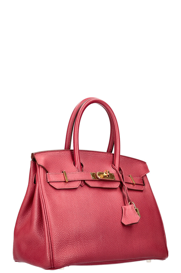 HERMÈS Birkin 30 Togo Rubis