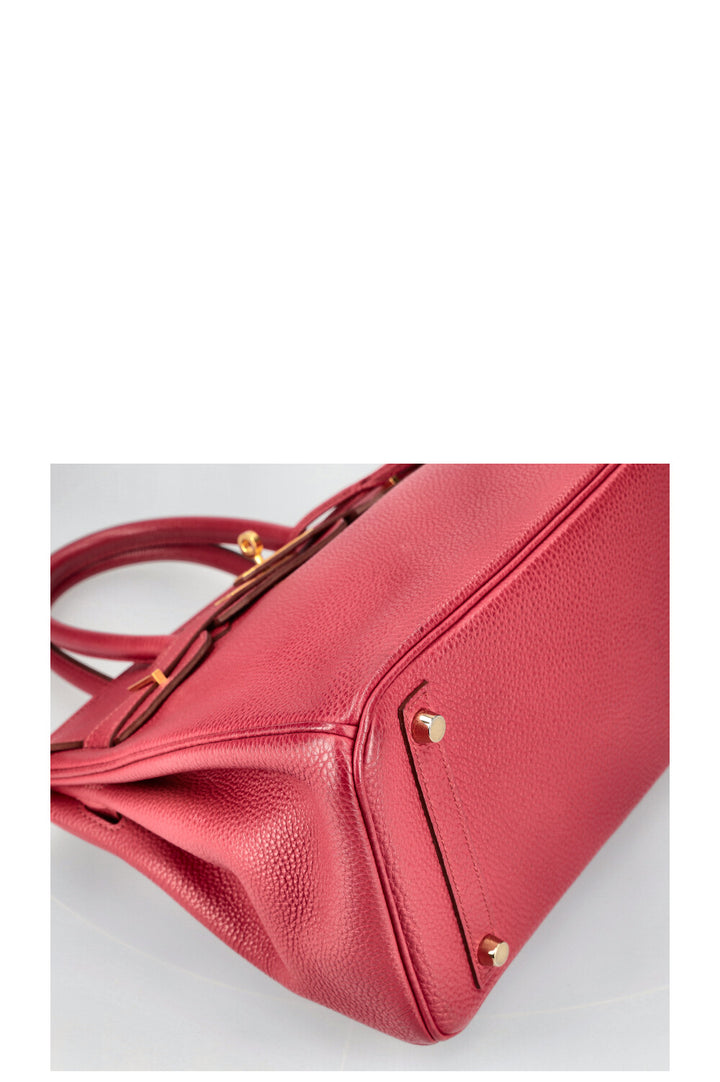 HERMÈS Birkin 30 Togo Rubis