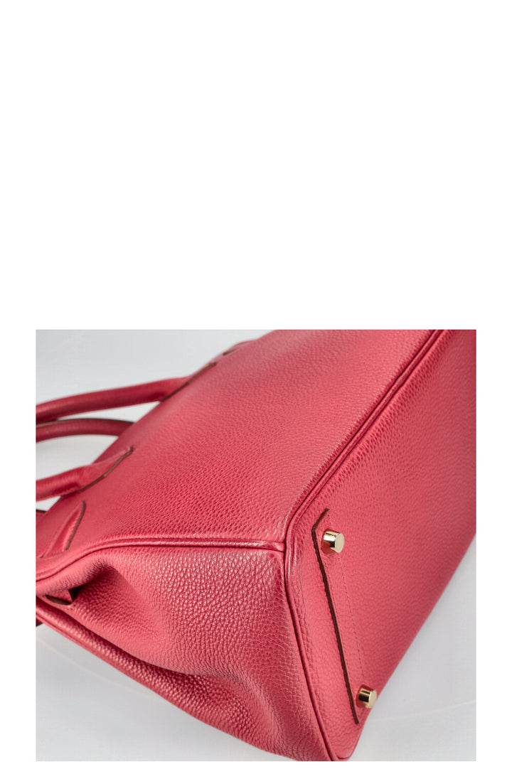 HERMÈS Birkin 30 Togo Rubis