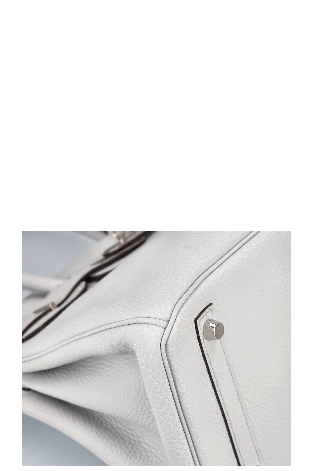 HERMÈS Birkin 30 Clemence Bleu Pale