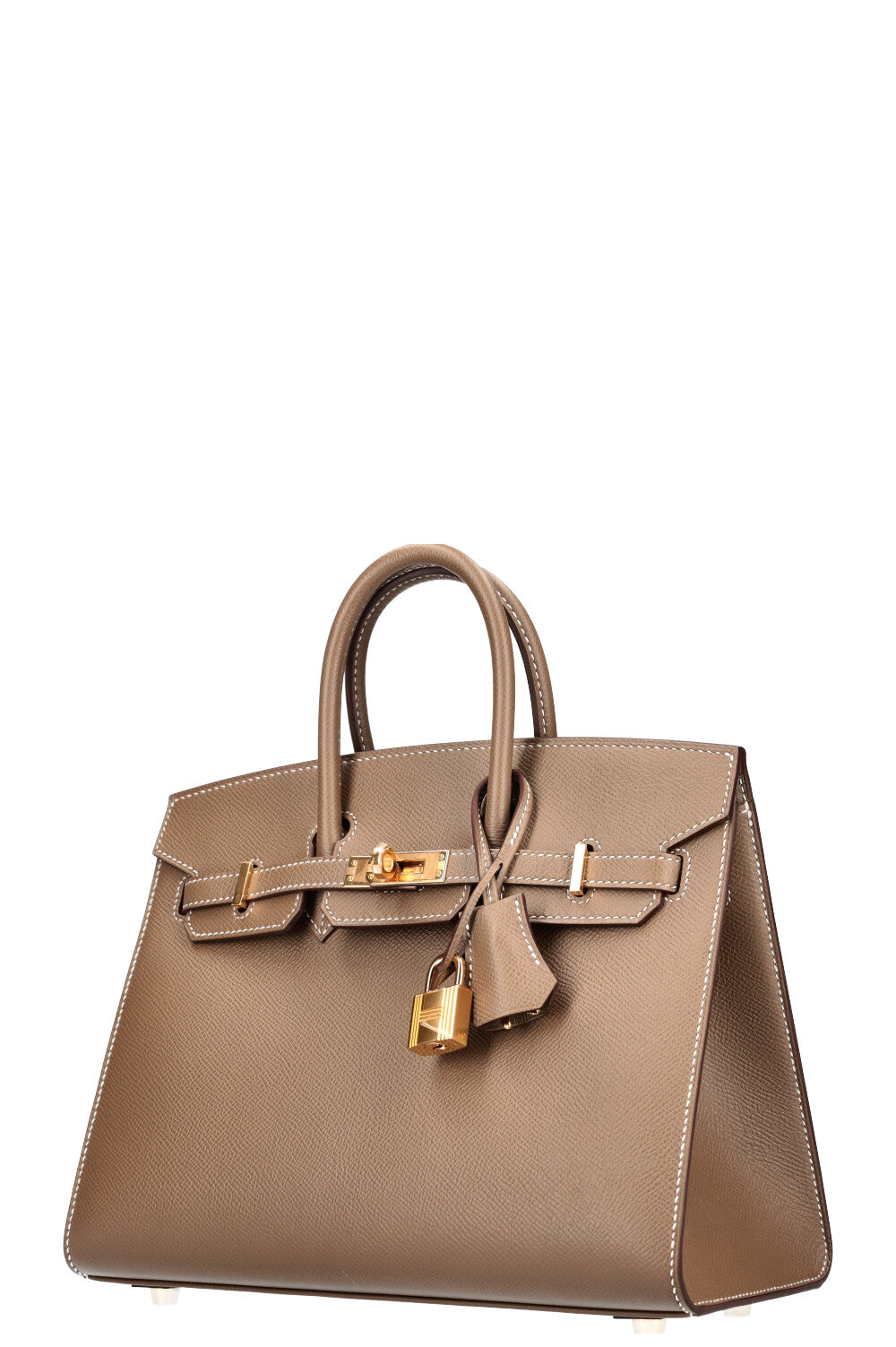 HERMES Birkin 25 Epsom Sellier Taupe REAWAKE
