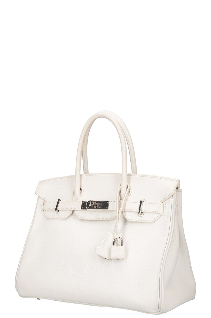 HERMÈS Birkin 30 Epsom Blanc