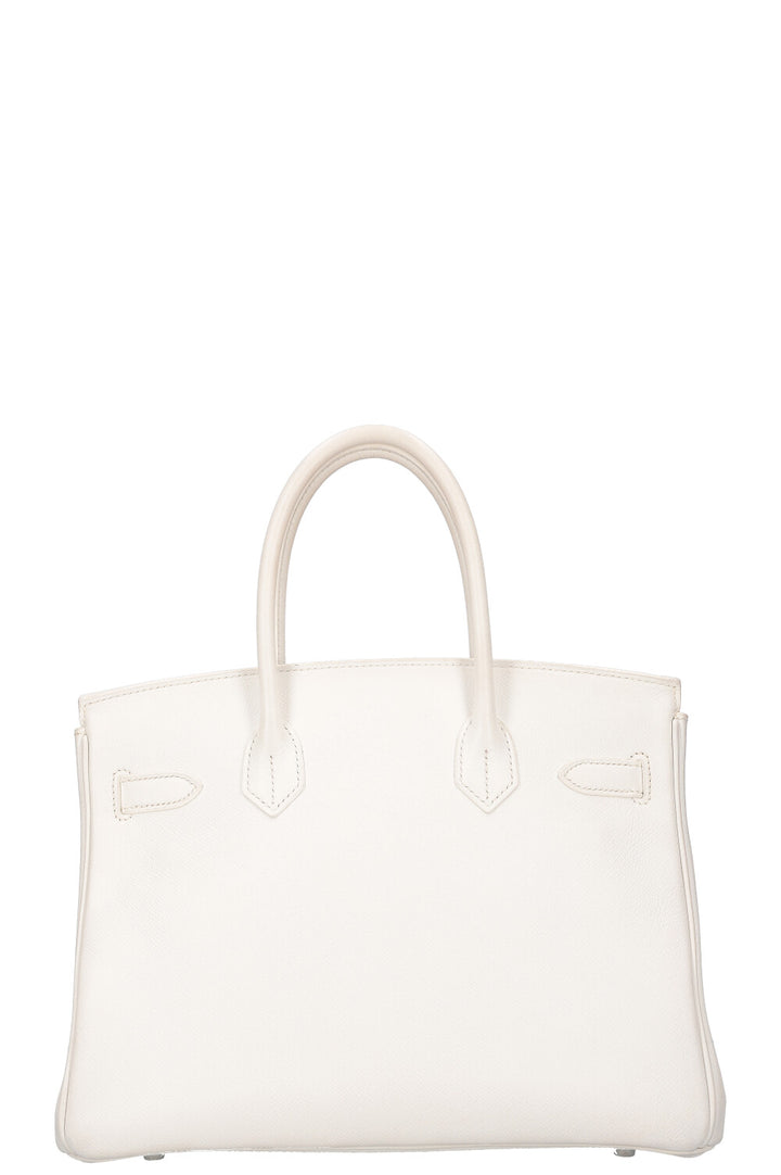 HERMÈS Birkin 30 Epsom Blanc