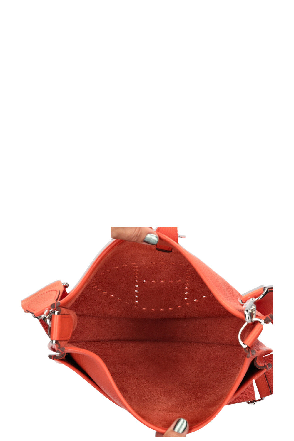 HERMES Evelyne III PM Clemence Orange