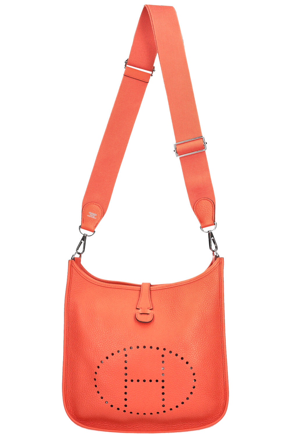 HERMES Evelyne III PM Clemence Orange – REAWAKE - Main Image