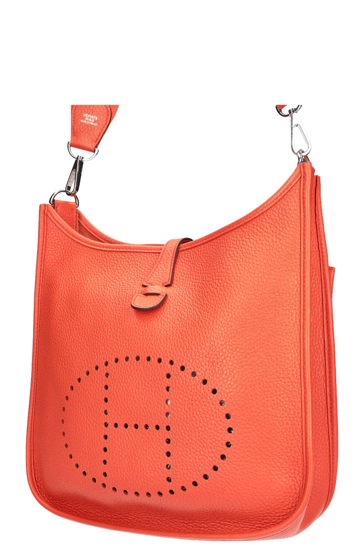 HERMÈS Evelyne III PM Clemence Orange