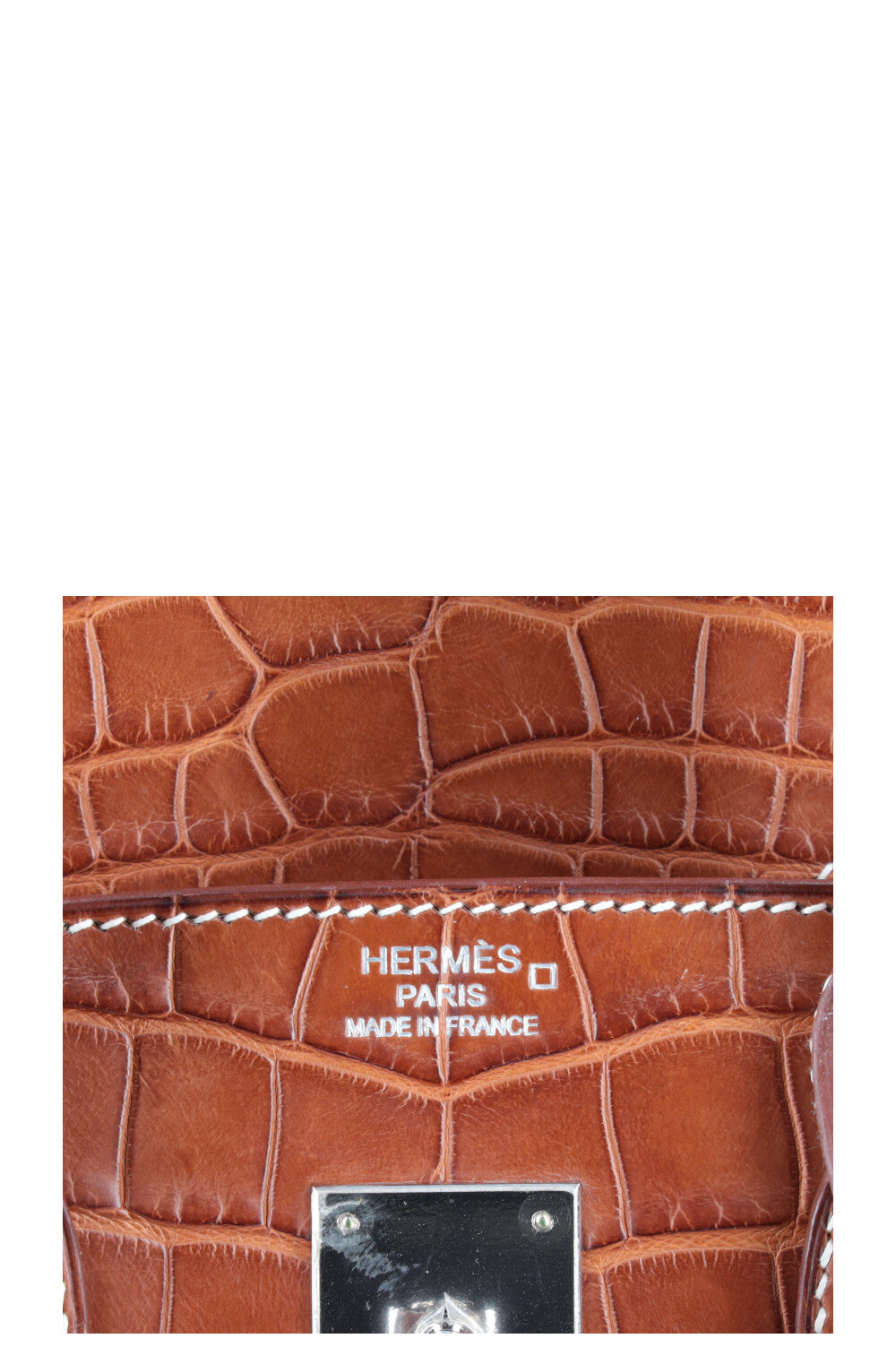 HERMÈS Birkin 35 Alligator Mississippiensis Mat Fauve