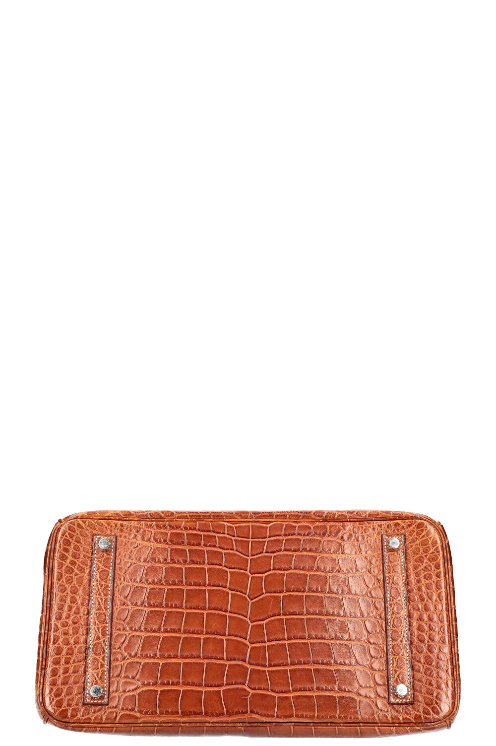 HERMÈS Birkin 35 Alligator Mississippiensis Mat Fauve