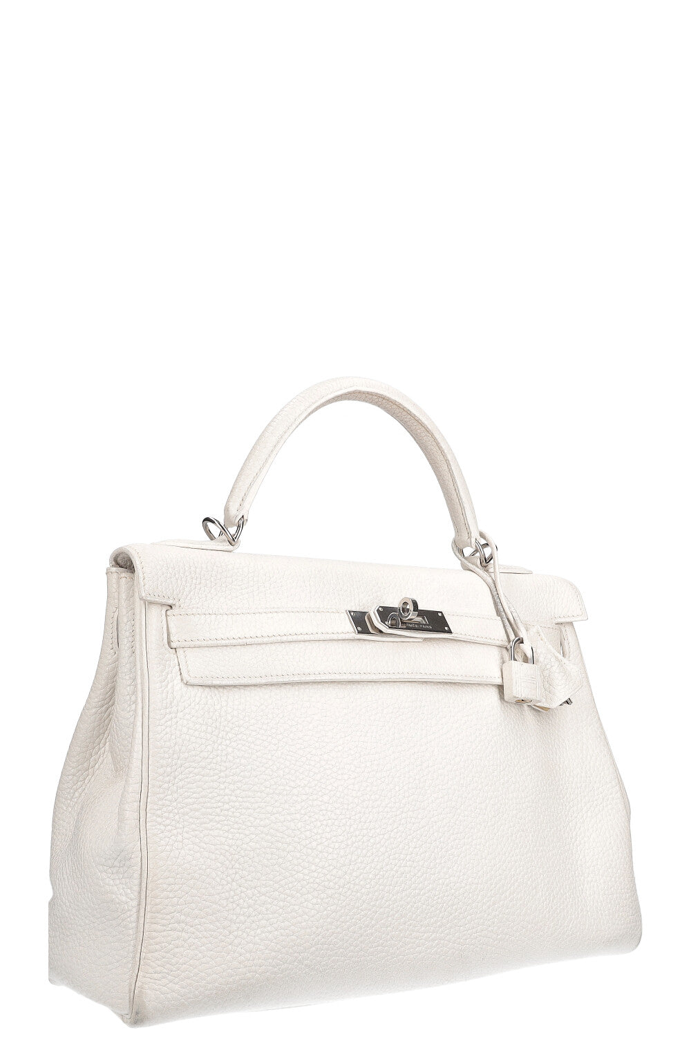 HERMÈS Kelly 32 Togo Blanc 2006