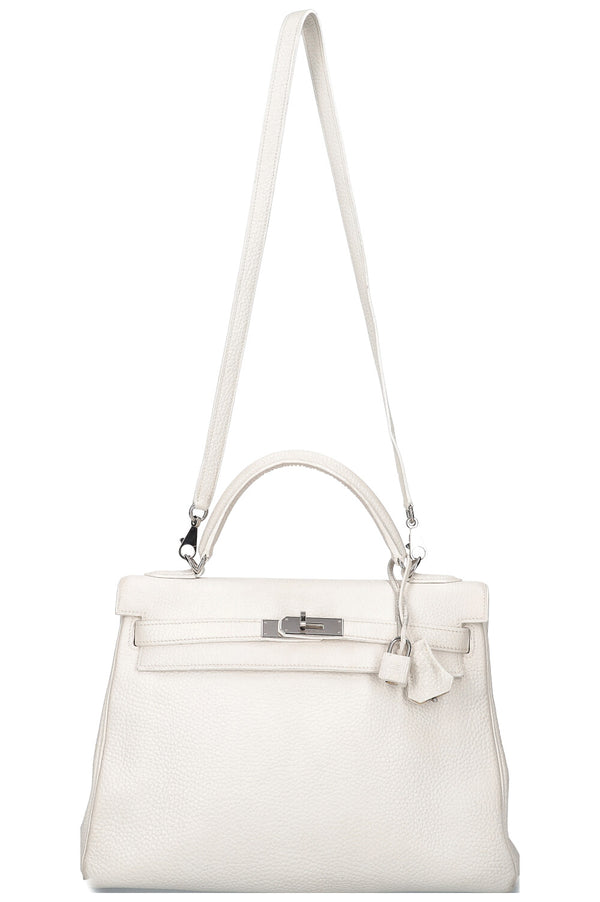 Hermès Kelly 32 Togo Blanc 2006