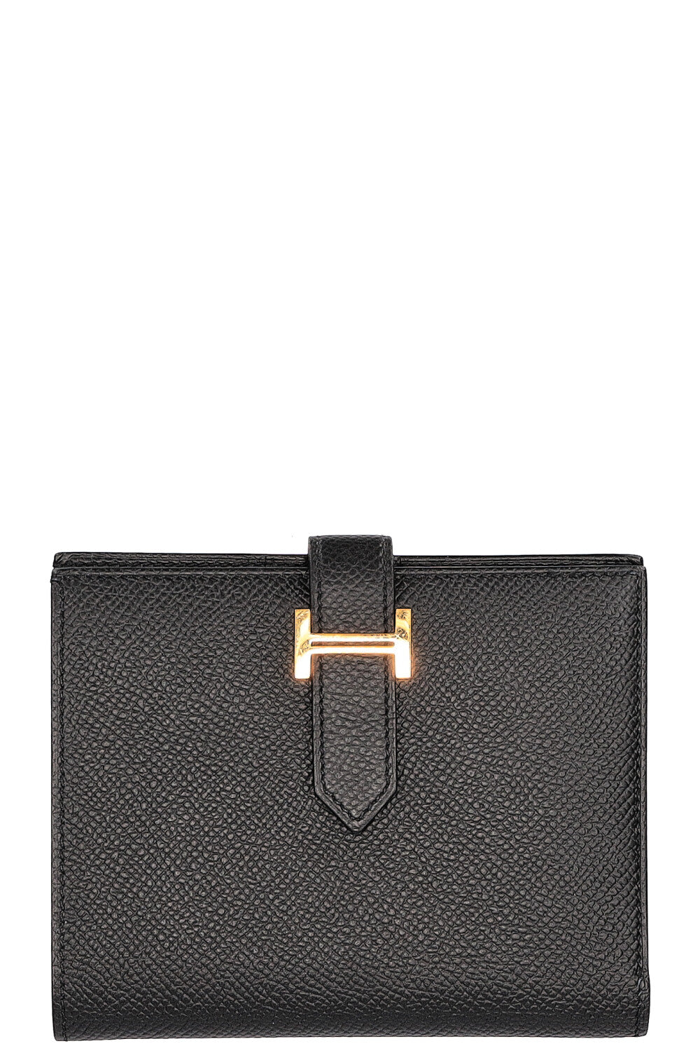 Hermès Béarn Compact Wallet Epsom Black 