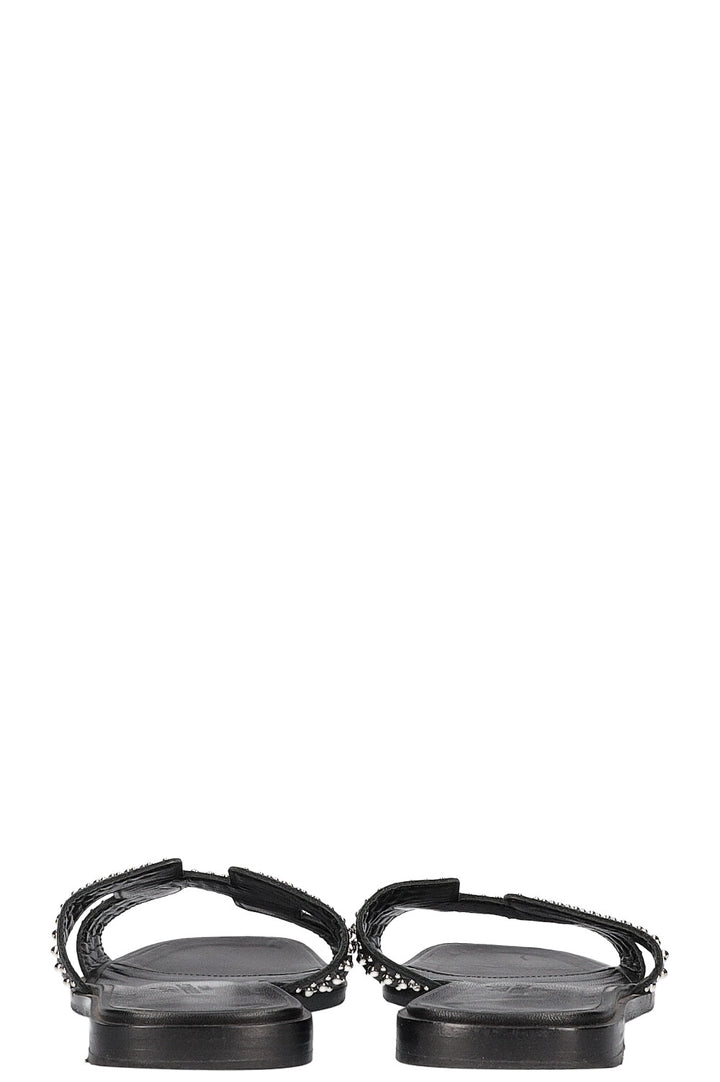 HERMÈS Oran Flats Studs Black