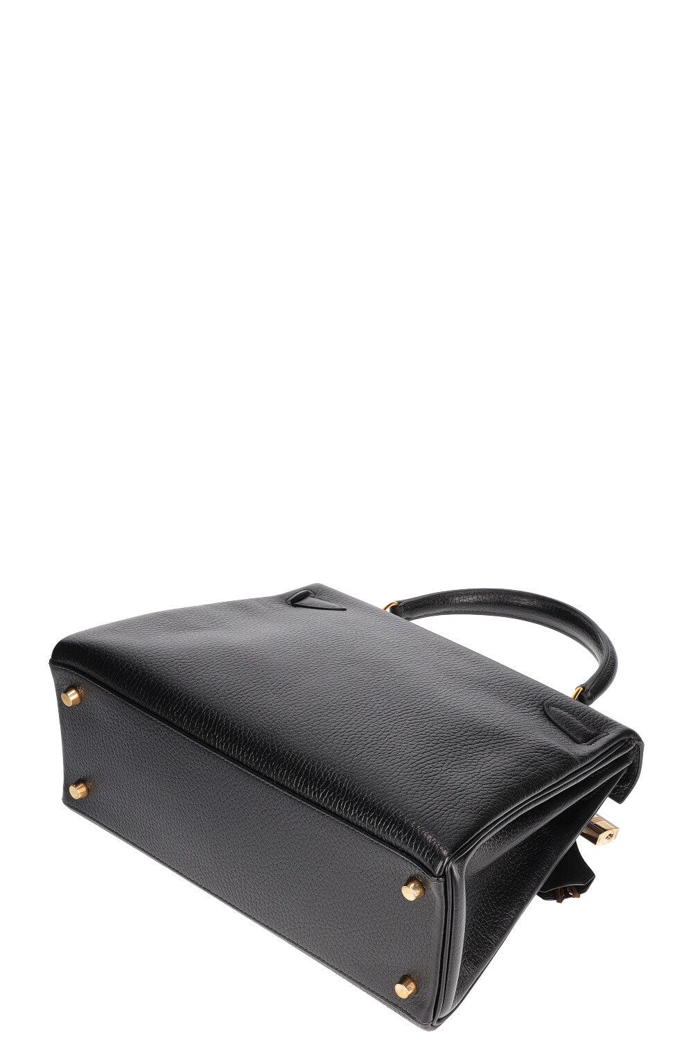 HERMÈS Kelly 28 Bag Vache Ardennes Leather Black