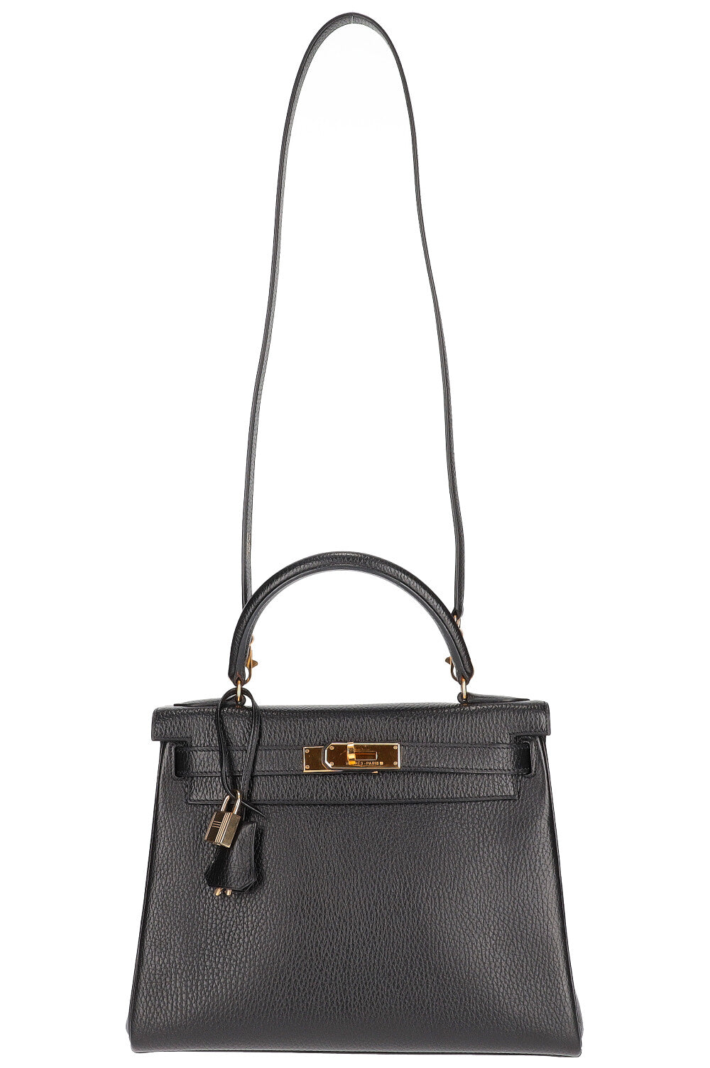 hermes kelly black gold hardware