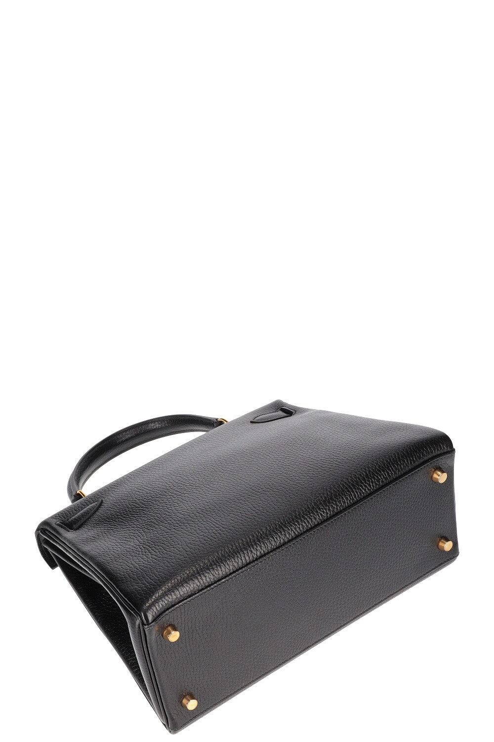 HERMÈS Kelly 28 Bag Vache Ardennes Leather Black