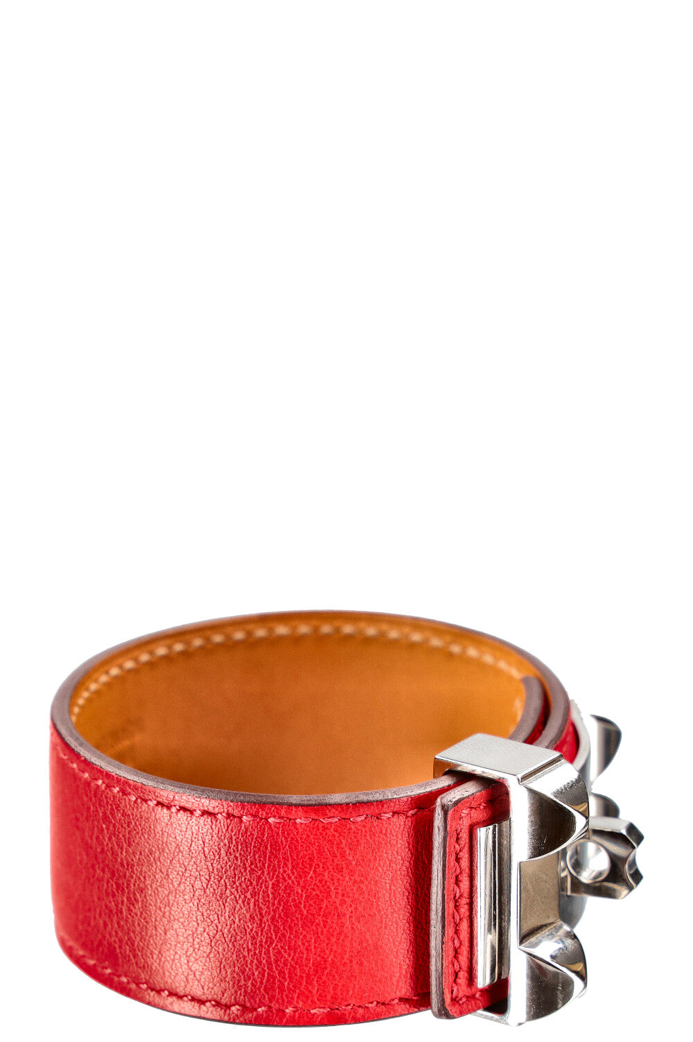 HERMÈS Collier de Chien Rouge de Coeur