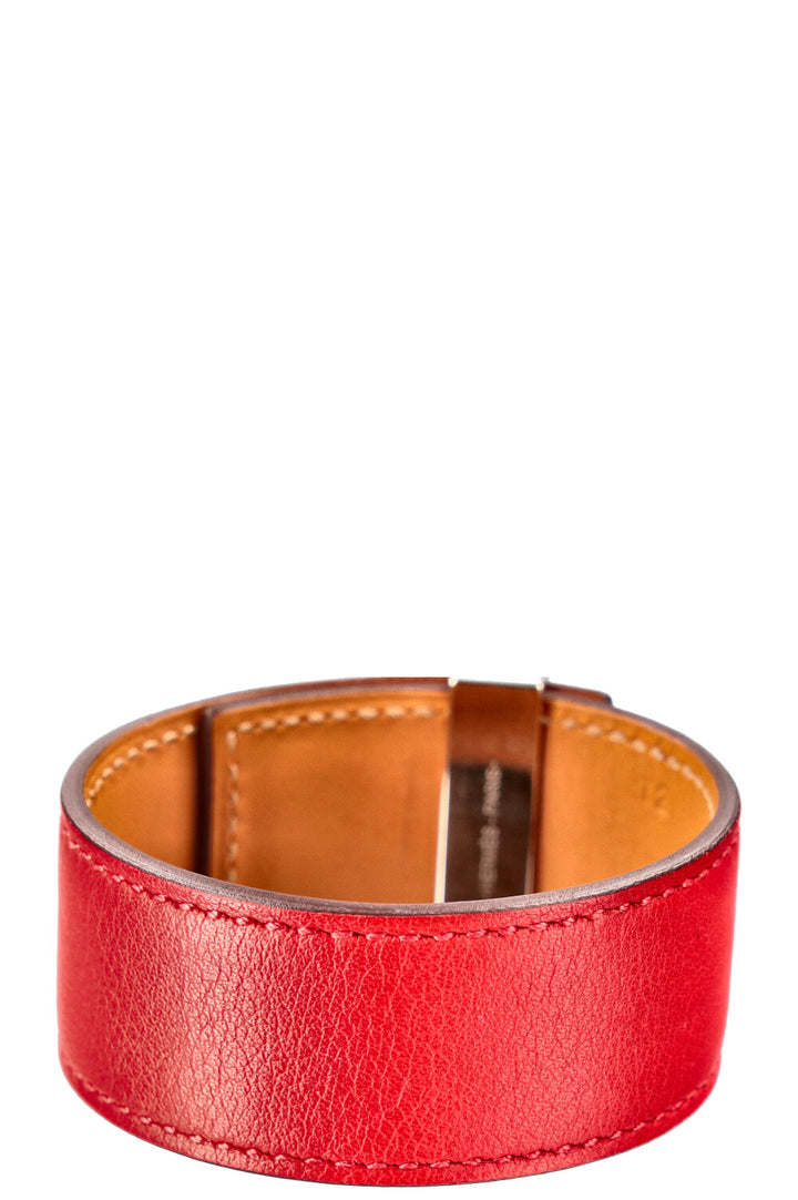 HERMÈS Collier de Chien Rouge de Coeur