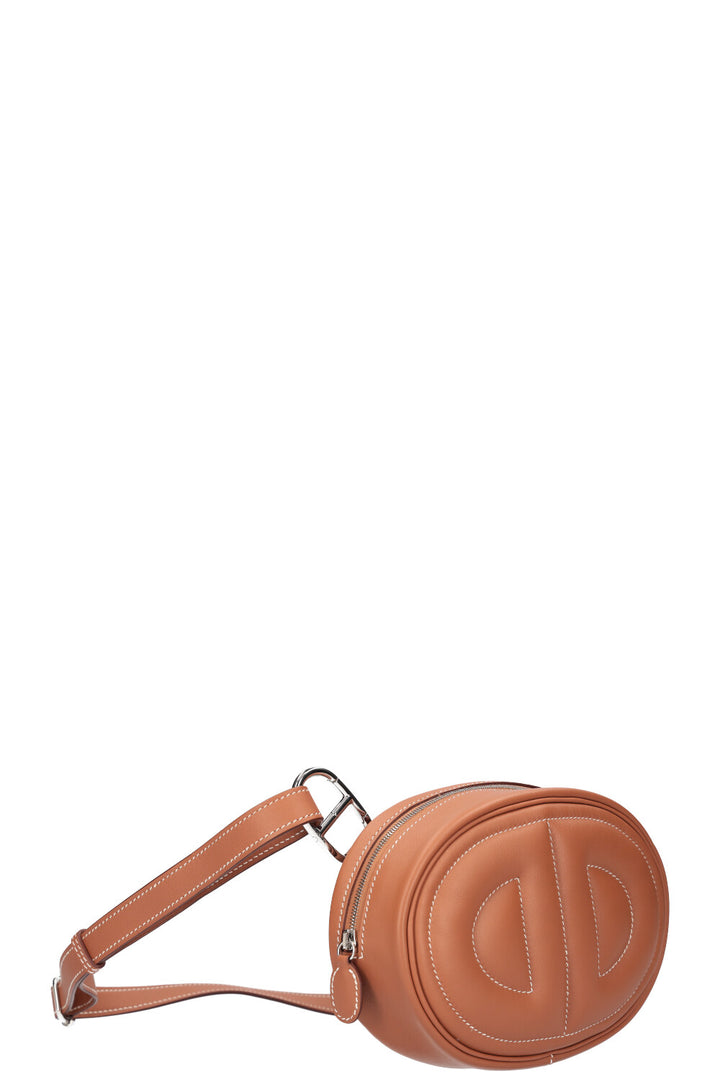 HERMÈS In the Loop Belt Bag Swift Gold