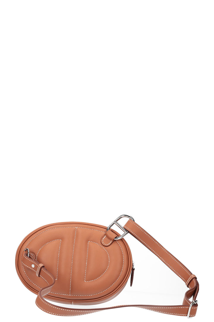 HERMÈS In the Loop Belt Bag Swift Gold