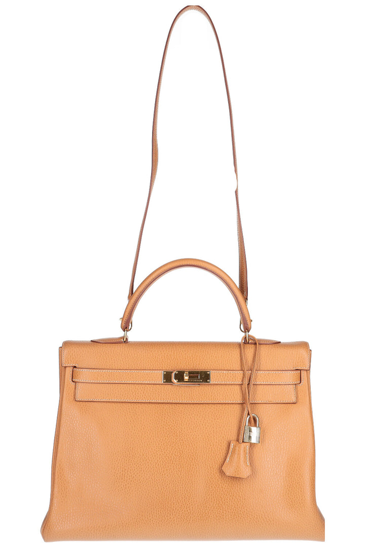 HERMÈS Kelly 35 Bag Vache Ardenne Gold