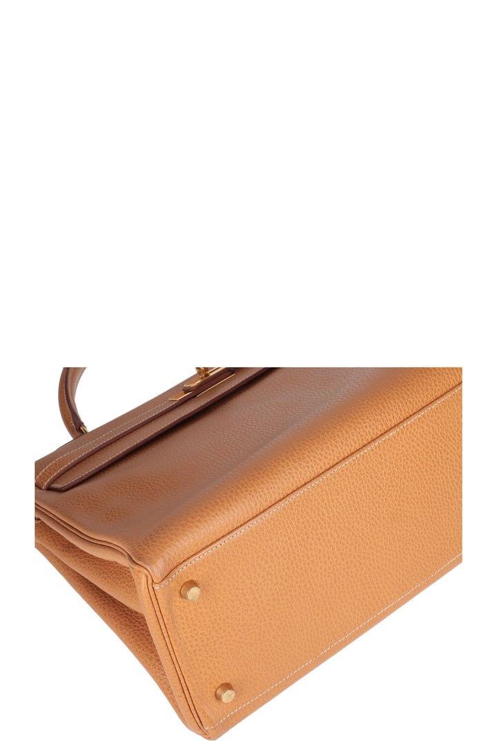 HERMÈS Kelly 35 Bag Vache Ardenne Gold