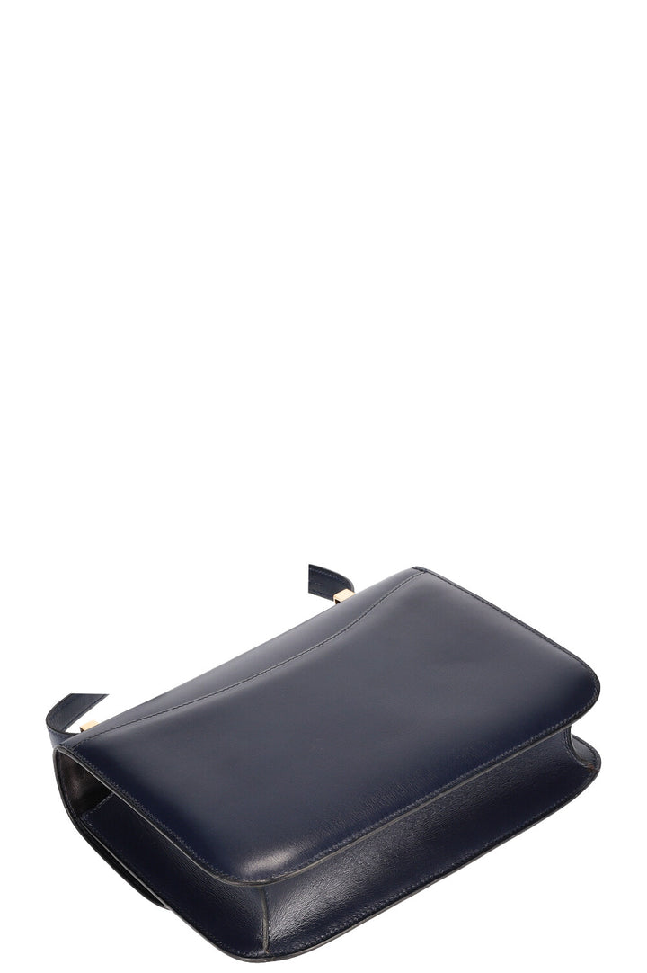 HERMÈS Constance 23 bag Box Leather Navy Blue