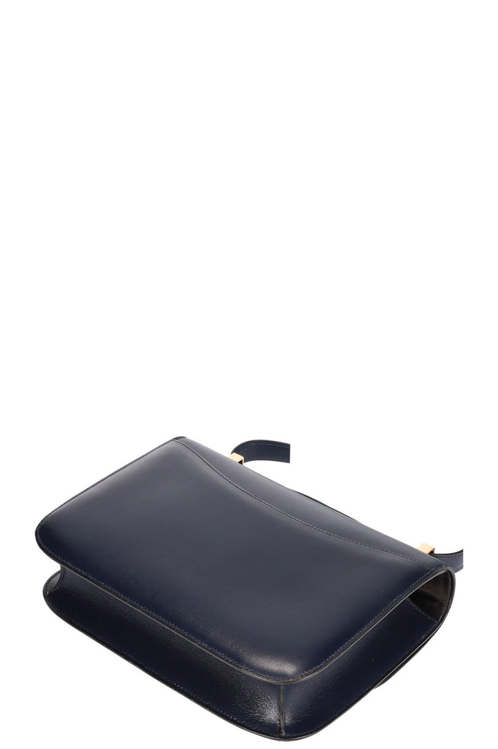 HERMÈS Constance 23 bag Box Leather Navy Blue