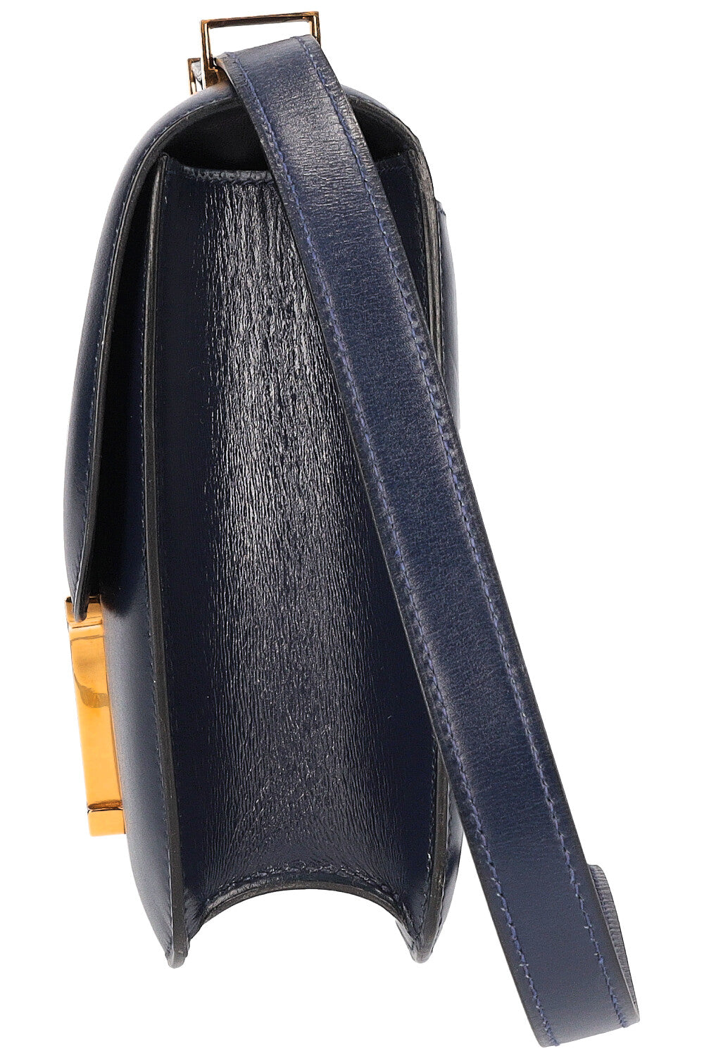 HERMÈS Constance 23 bag Box Leather Navy Blue