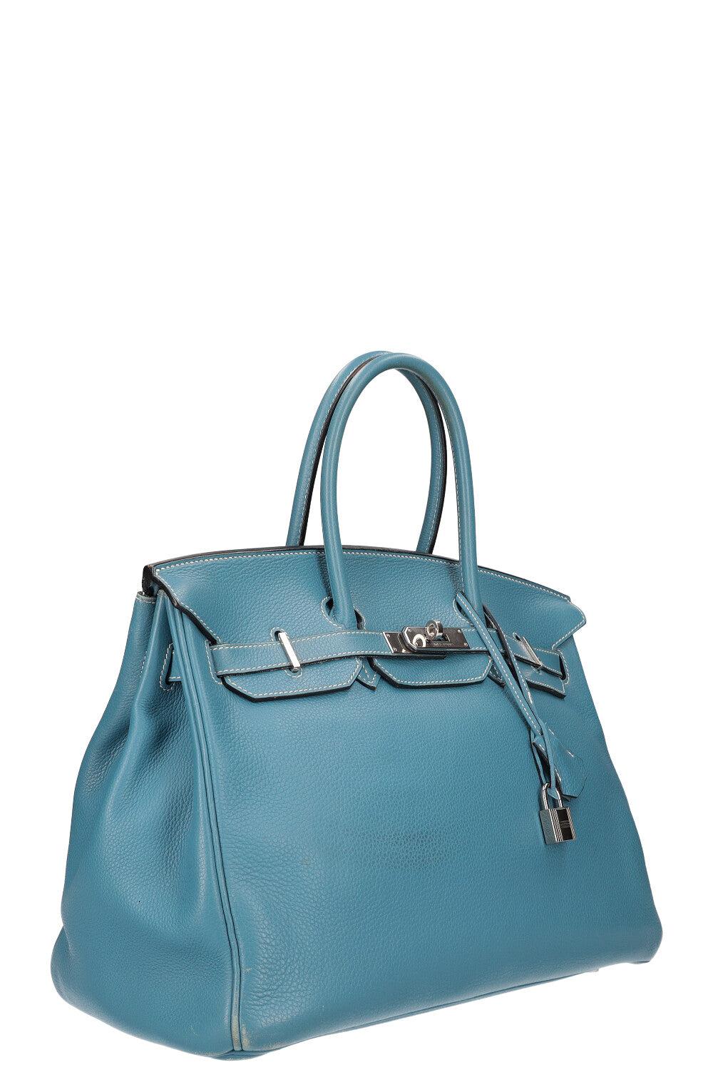 HERMÈS Birkin 35 Clémence Bleu Jean