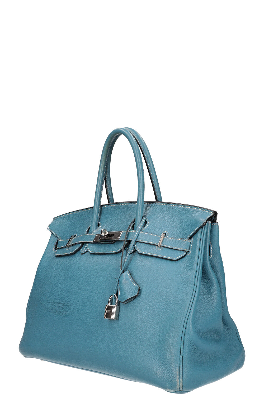 HERMÈS Birkin 35 Clémence Bleu Jean