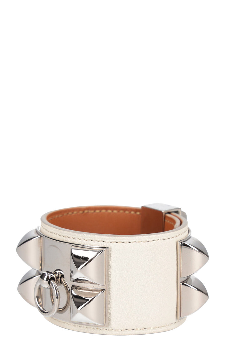 HERMÈS Bracelet CDC Swift Blanc