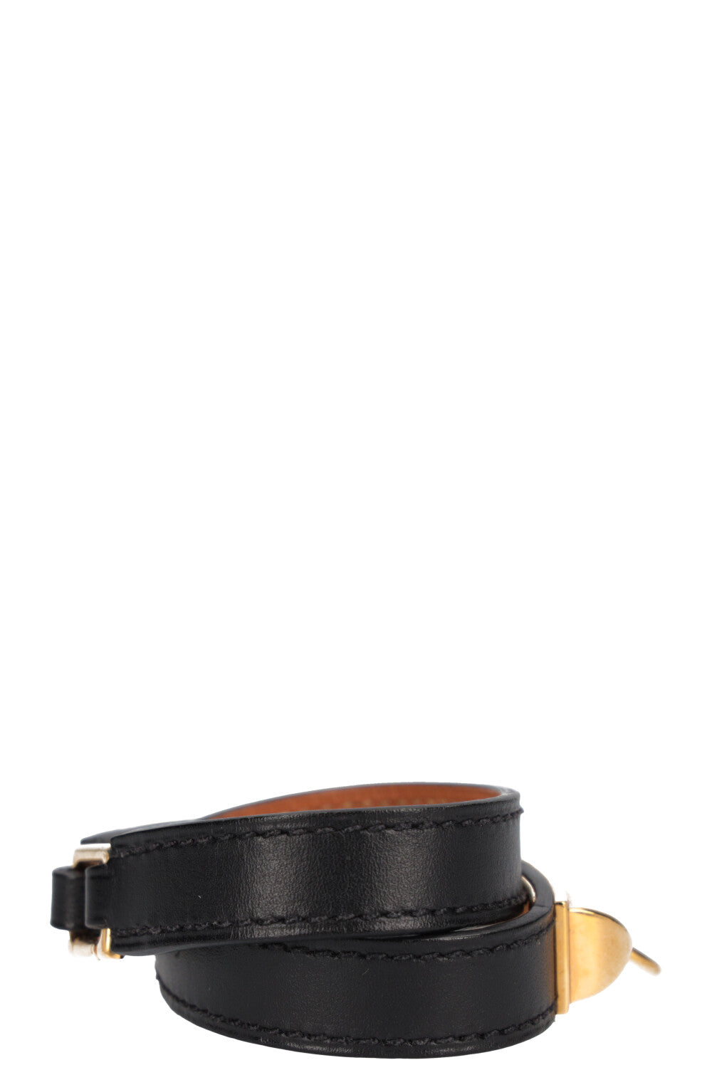 HERMÈS Rivale Double Tour Bracelet Swift Black