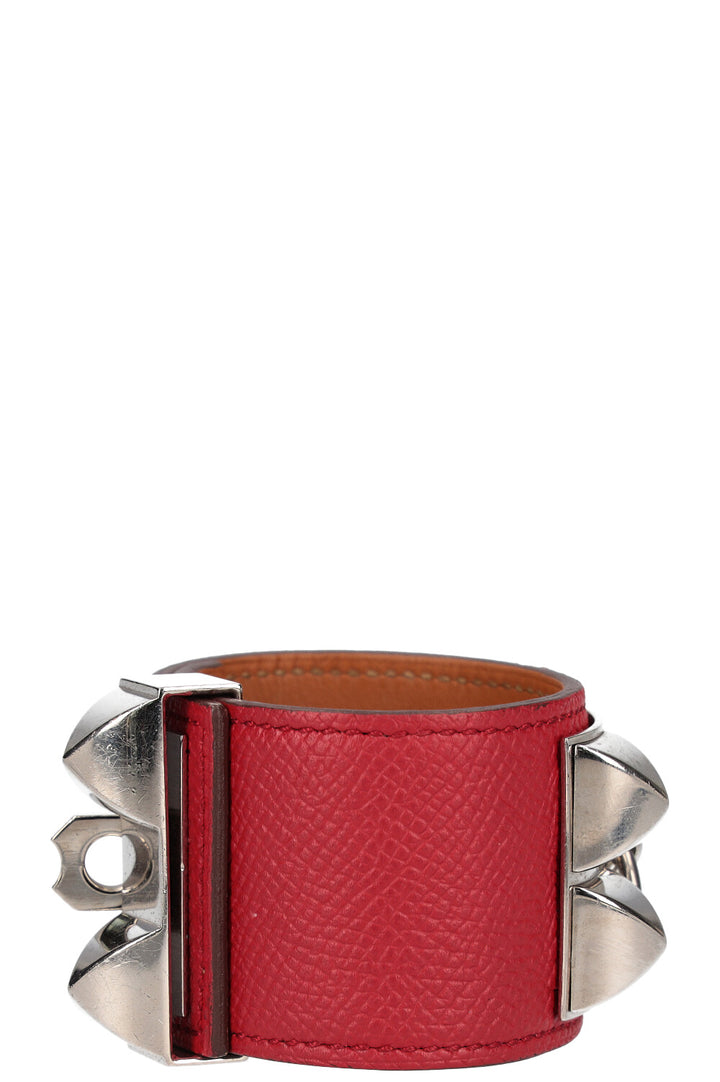 HERMÈS CDC Bracelet Epsom Red