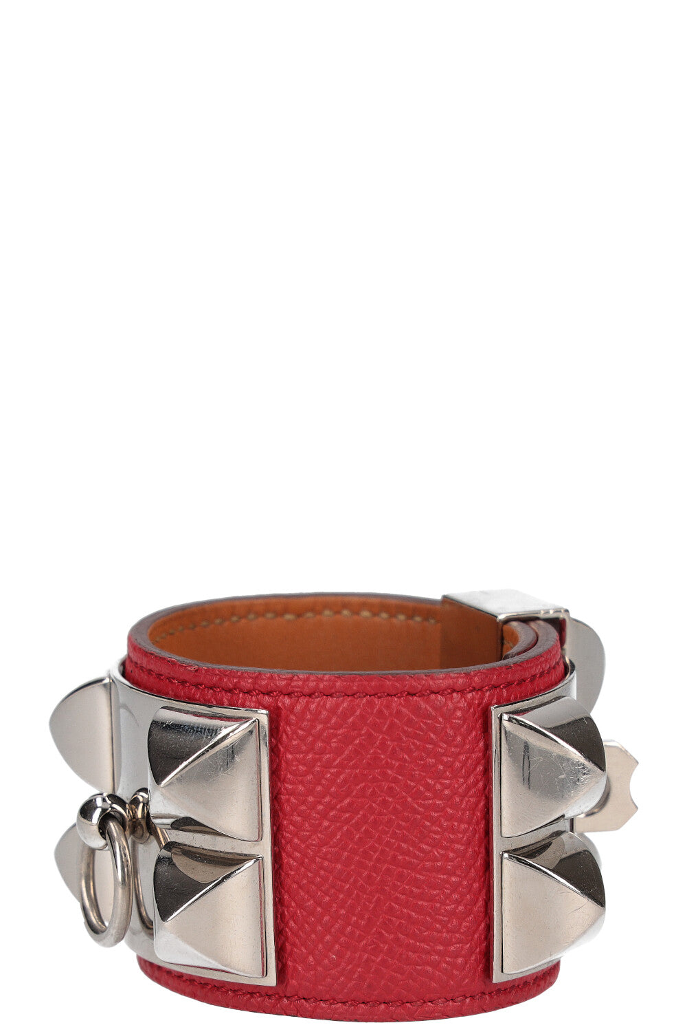 HERMÈS CDC Bracelet Epsom Red